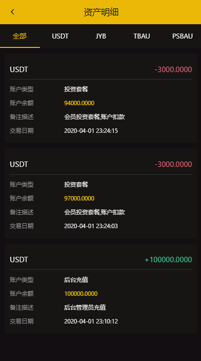 【CAGI虚拟币】理财H5网站区块链投资分红源码插图1