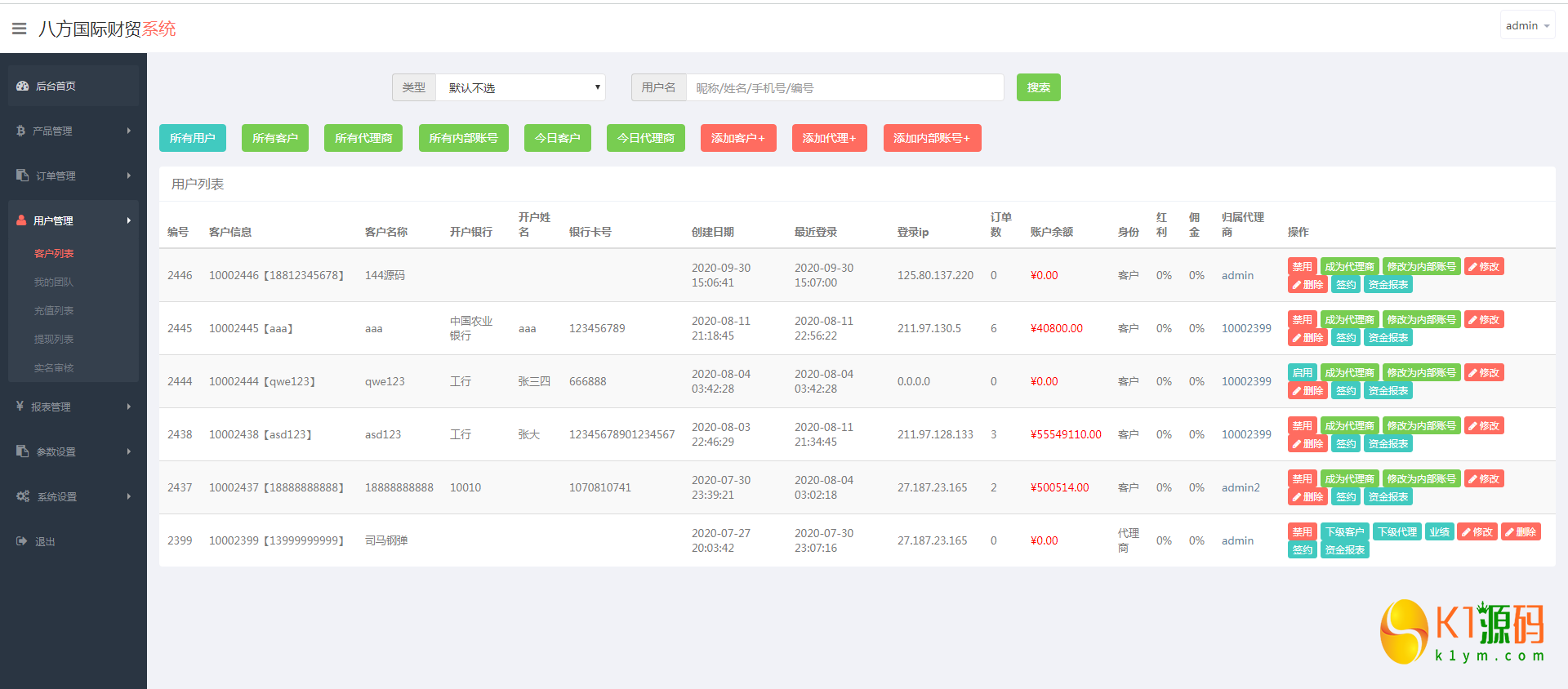 汇汇通 微盘K线 usdt充值 USDT完整 源码下载插图2