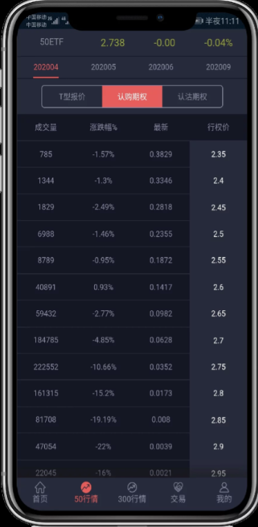 上证ETF50期权交易系统插图1