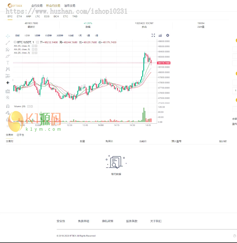 2021区块链/高端交易所/币币交易/合约交易/法币交易/秒合约/自动行情插图9