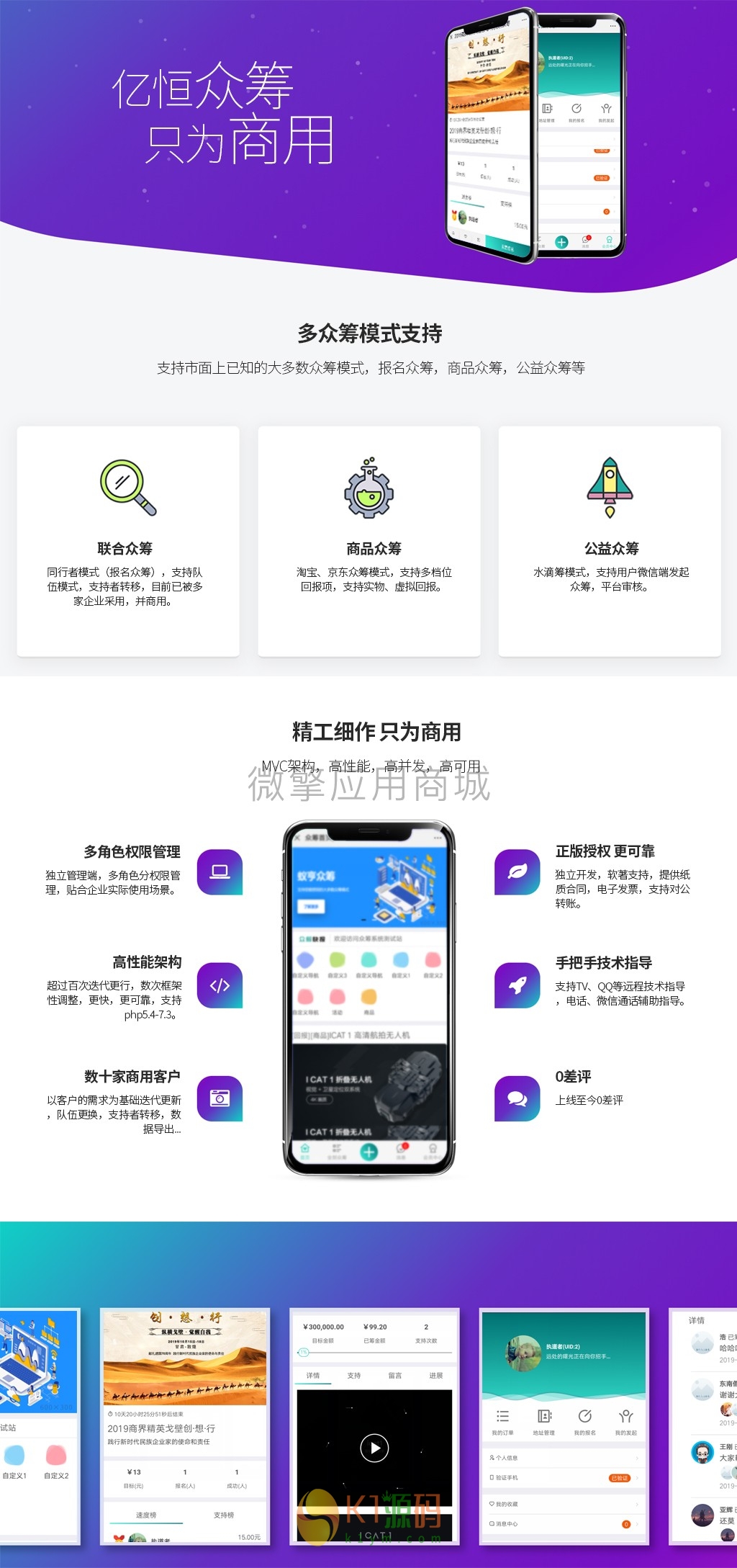 【功能模块】首发亿恒众筹v2.9.54源码插图 【功能模块】首发亿恒众筹v2.9.54源码插图