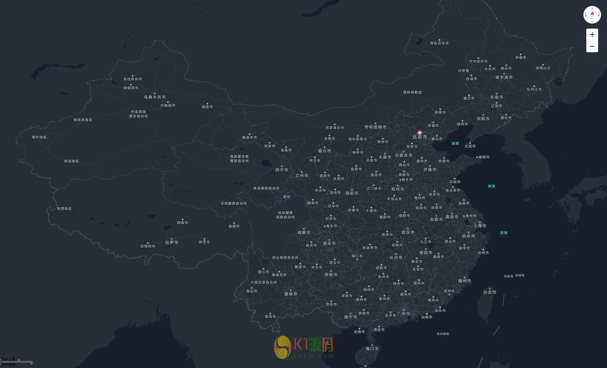 网站访客大数据腾讯地图API展示源码插图2