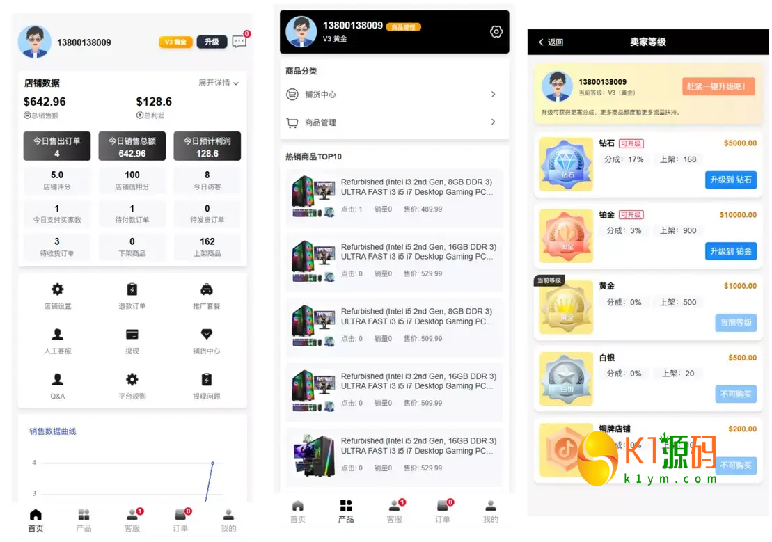 tk内嵌+tiktok商城系统+商家入驻+一键铺货+运营级【新版本全开源后端PHP版跨境电商源码】插图2
