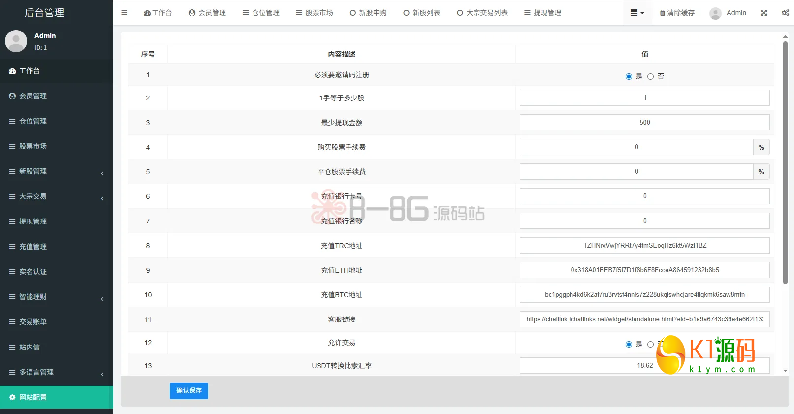 2026顶级海外股票交易系统源码uniapp+FastAdmin全开源、深度集成大宗交易/IPO新股认购与多级分佣体系插图15 2026顶级海外股票交易系统源码uniapp+FastAdmin全开源、深度集成大宗交易/IPO新股认购与多级分佣体系插图15
