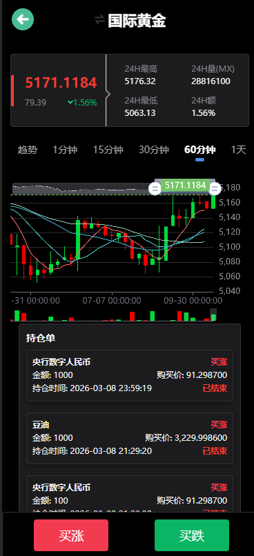多语言微交易/微盘/黄金/期货/原油/余额宝/交易所/开源/系统/源码【亲测源码】插图6