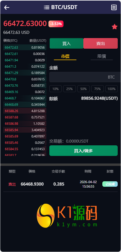 跟单交易所源码/现货/期权/杠杆合约可控/借贷/nft/申购/理财/挖矿/综合交易所源码【完整运营】插图13
