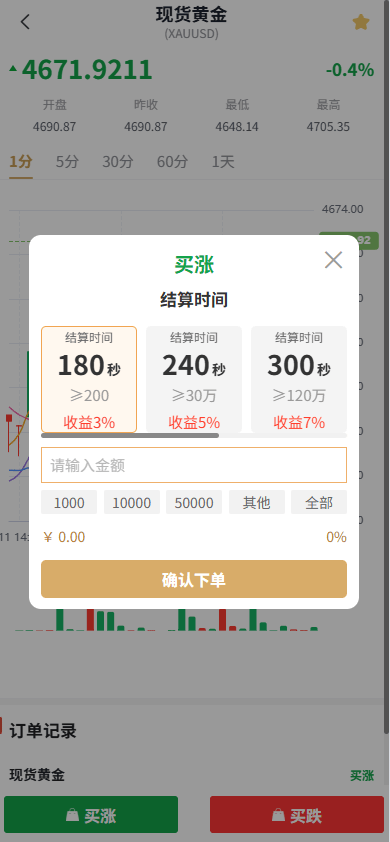 外汇微交易系统源码Uniapp+PHP 全开源秒合约时间盘智能风控理财锁仓插图1
