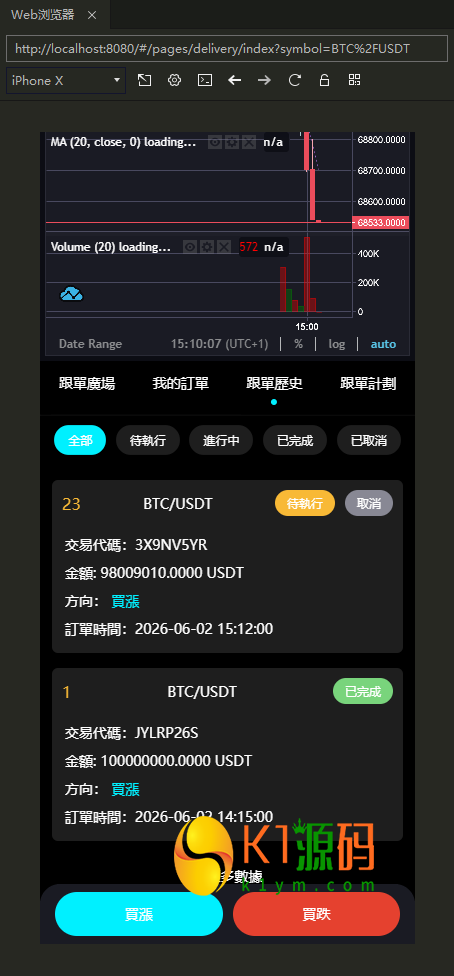 全新UI10国多语言跟单系统,永续期权合约,交易所源码【完整修复】插图9