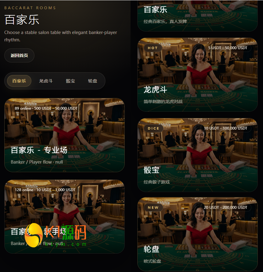 运营版/百家乐/龙虎斗/轮盘/骰子/余额宝/代理/分销/游戏大厅/开源版/源码【亲测源码】插图10