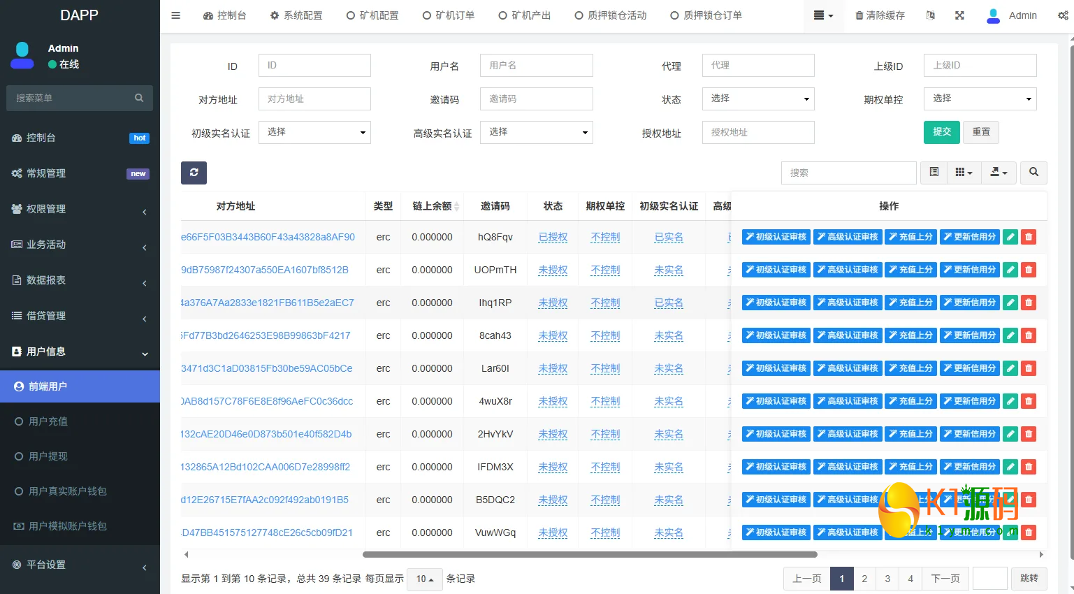 多语言DAPP交易所源码/虚拟币/股票/外汇/借贷/质押/信用分插图12