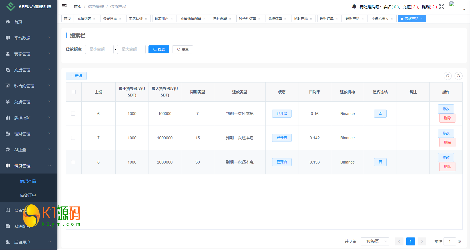 海外DAPP秒合约交易所/Crypto交易所/理财/质押/贷款插图14