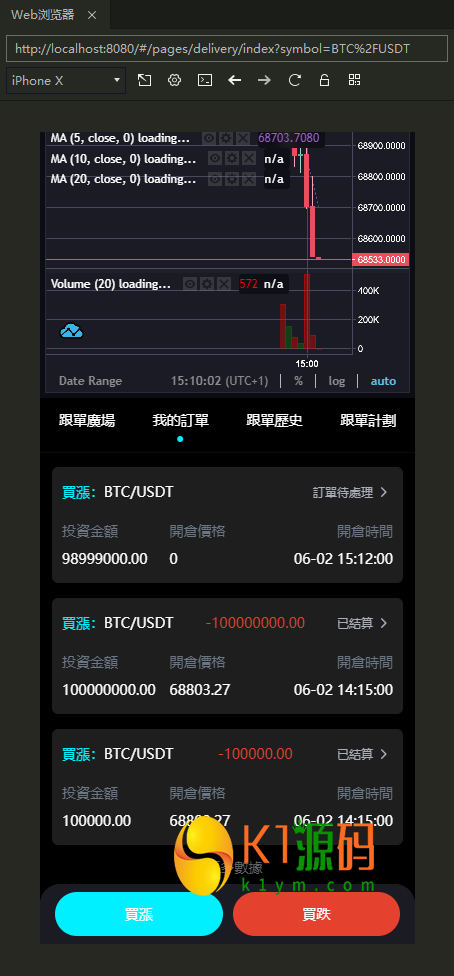 全新UI10国多语言跟单系统,永续期权合约,交易所源码【完整修复】插图8