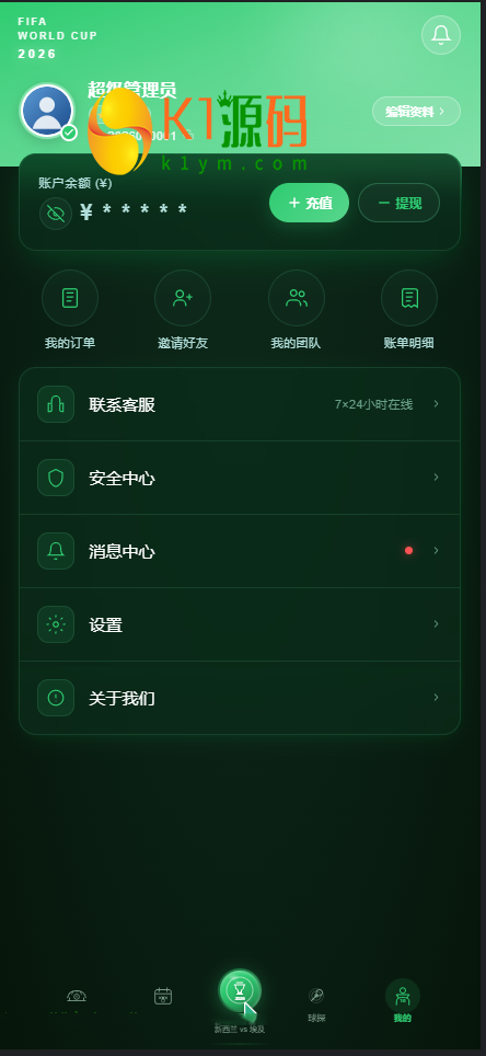 全新世界杯游戏源码/开源【亲测源码】插图8