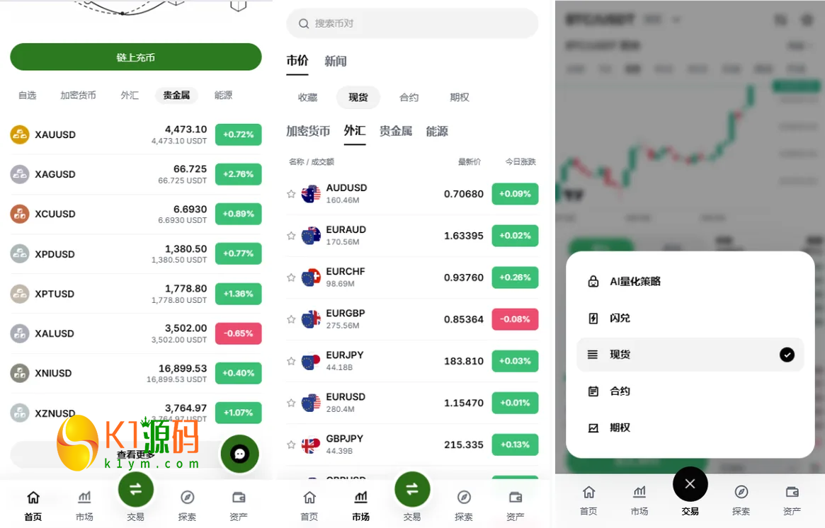 VUE+JAVA多语言综合交易所源码DAPP合约模拟账户量化跟单借贷插图28