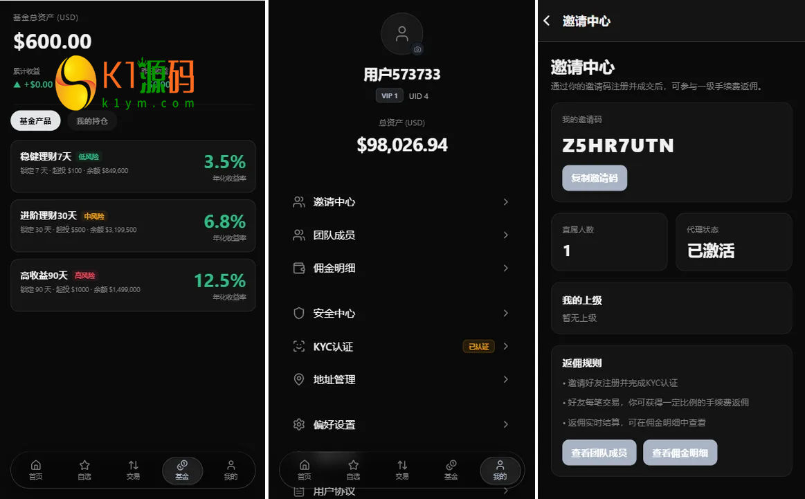 VUE+JAVA海外股票交易系统源码美股交易IPO大宗KYC分销插图3